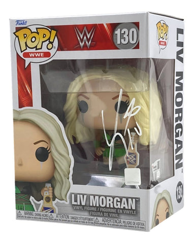 Liv Morgan Signed WWE Funko Pop #130 Fanatics