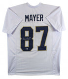 Michael Mayer Signed Notre Dame Fighting Irish Jersey (Beckett) 2022 Junior T.E.