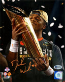 DESHAUN WATSON AUTOGRAPHED 8X10 PHOTO CLEMSON TIGERS BECKETT BAS STOCK #116573