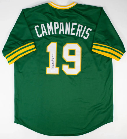 Bert Campaneris Signed Athletics Jersey (JSA COA) 3xWorld Series Champ 1972-1974