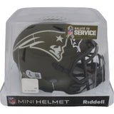 Richard Seymour Signed New England Patriots 22 Salute Mini Beckett 45797