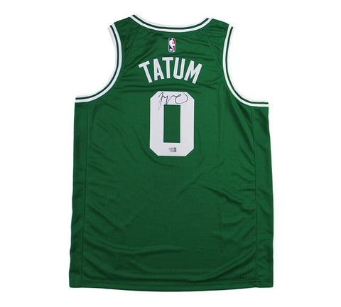 Jayson Tatum Signed Boston Celtics Jordan Brand Statement Edition Green Jersey