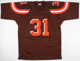 Nick Chubb Signed Cleveland Browns Jersey (JSA COA) #31 His Rookie Year Number