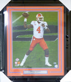 DESHAUN WATSON AUTOGRAPHED SIGNED FRAMED 16X20 PHOTO CLEMSON BECKETT 123721