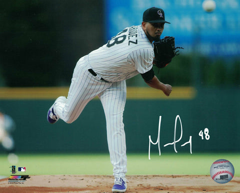 German Marquez Autographed/Signed Colorado Rockies 8x10 Photo 28566 PF