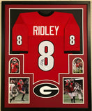 FRAMED GEORGIA BULLDOGS RILEY RIDLEY AUTOGRAPHED SIGNED JERSEY JSA COA