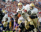 Jerome Bettis Signed Notre Dame 16x20 FP Photo Running w/ Ball- Beckett Witness