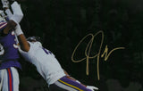 Justin Jefferson Autographed Vikings 16x20 Spotlight Photo-Beckett W Holo *Gold