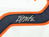 CHICAGO BEARS DJ MOORE AUTOGRAPHED WHITE JERSEY BECKETT BAS WITNESS 221066