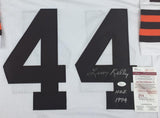 Leroy Kelly Signed Cleveland Browns White Jersey Inscribed "HOF 1994" (JSA COA)