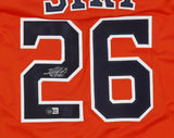 Jose Siri Signed Astros Jersey (Beckett Hologram)2021 Houston Rookie Outfielder