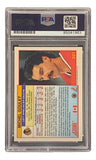 Michel Goulet Signed 1991 Score #201 Chicago Blackhawks Hockey Card PSA/DNA