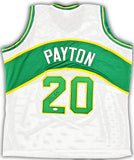 SEATTLE SUPERSONICS GARY PAYTON AUTOGRAPHED WHITE JERSEY JSA STOCK #215728