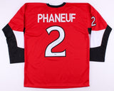 Dion Phaneuf Signed Senators Jersey (Beckett COA) Playing career 2005-present