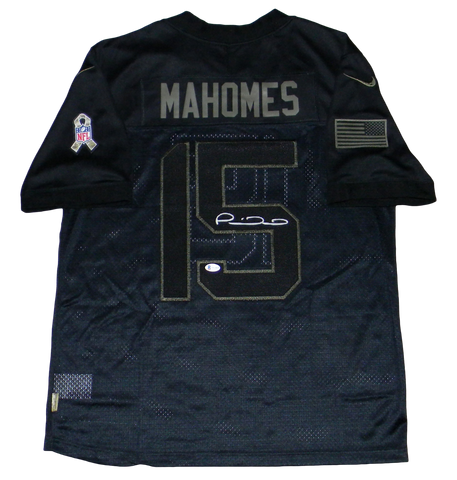 PATRICK MAHOMES SIGNED KANSAS CITY CHIEFS SALUTE TO SERVICE NIKE LIMITED JERSEY