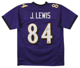 Jermaine Lewis Authentic Signed Purple Pro Style Jersey BAS Witnessed