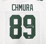 GREEN BAY PACKERS MARK CHMURA AUTOGRAPHED WHITE JERSEY PSA/DNA ITP STOCK #234554