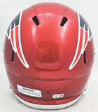 DANNY AMENDOLA AUTOGRAPHED PATRIOTS FLASH RED FULL SIZE HELMET BECKETT 221074