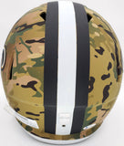 DREW BREES AUTOGRAPHED SAINTS CAMO FULL SIZE HELMET SB XLIV MVP BECKETT 191124