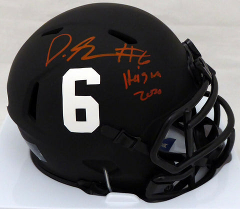 DEVONTA SMITH AUTOGRAPHED ALABAMA ECLIPSE MINI HELMET "HEISMAN" BECKETT 191981