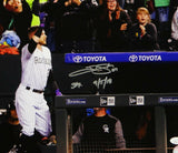 Trevor Story Signed Rockies 16x20 Wave to Crowd PF Photo W/ HR Insc- JSA W Auth