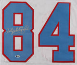 Billy "White Shoes" Johnson Signed Houston Oilers Jersey (Beckett) 3xPro Bowl WR