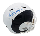Kurt Warner Signed Los Angeles Rams Speed Full Size AMP NFL Helmet