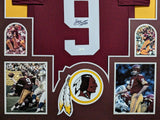 FRAMED WASHINGTON SONNY JURGENSEN AUTOGRAPHED SIGNED INSCRIBED JERSEY JSA COA