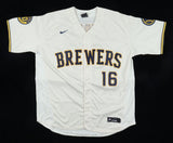 Kolten Wong Signed Milwaukee Brewers Majestic Jersey (JSA) 2xGold Glove 2nd Base