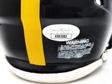 GEORGE PICKENS AUTOGRAPHED SIGNED STEELERS BLACK SPEED MINI HELMET JSA 224755