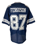 Jake Ferguson Dallas Signed Navy Blue Football Jersey BAS ITP