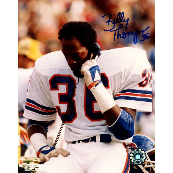 Billy Thompson Autographed/Signed Denver Broncos 8x10 Photo DEN 13573