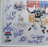 1968 Jets Super Bowl III Auto Framed 16x20 Photo 25 Sigs Namath PSA/DNA S06339