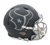 Andre Johnson Signed Houston Texans Speed Authentic Slate Helmet w/ Insc.