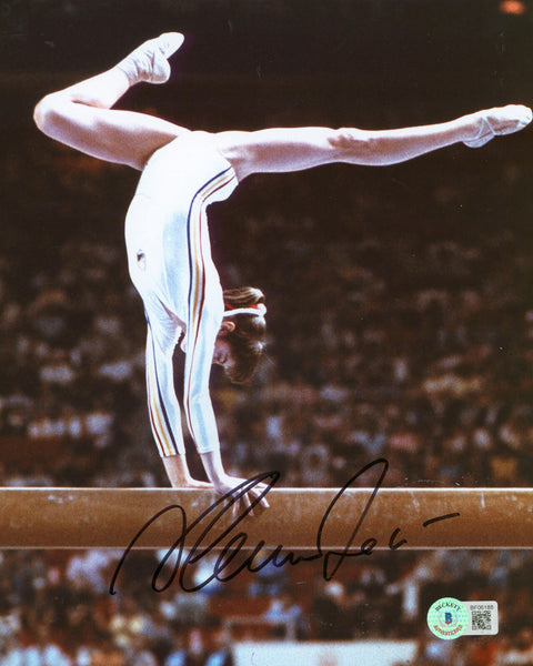 Nadia Comaneci Authentic Signed 8x10 Photo Autographed BAS #BF06188