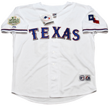 ADRIAN BELTRE SIGNED TEXAS RANGERS 2011 WORLD SERIES MAJESTIC JERSEY W/ HOF 2024