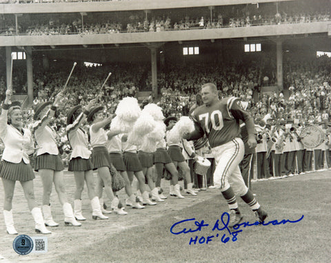 Art Donovan Autographed Baltimore Colts 8x10 Photo HOF Beckett 47745