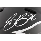 Saquon Barkley Autographed Philadelphia Eagles Pro Eclipse Helmet Beckett 49049