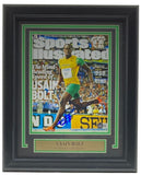 Usain Bolt Signed Framed 8x10 Olympic Track Legend Photo BAS BH033141