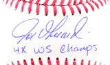 Joe Girardi Autographed Rawlings OML Baseball w/ 4x WS Champs - Beckett W Holo