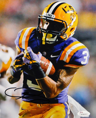 Odell Beckham Autographed 8x10 LSU Cradling Ball Photo- JSA Authenticated