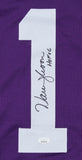 Warren Moon Signed Vikings Jersey Inscribed "HOF 06" (JSA COA) 9xPro Bowl Q.B.