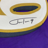 Autographed/Signed Justin Tucker 66 Yard GW FG Stat Baltimore Jersey JSA COA