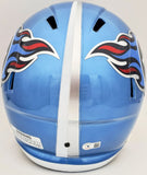 RYAN TANNEHILL AUTOGRAPHED TITANS FLASH BLUE FULL SIZE HELMET BECKETT 197140