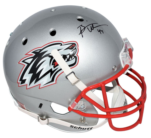 BRIAN URLACHER AUTOGRAPHED NEW MEXICO LOBOS FULL SIZE HELMET JSA