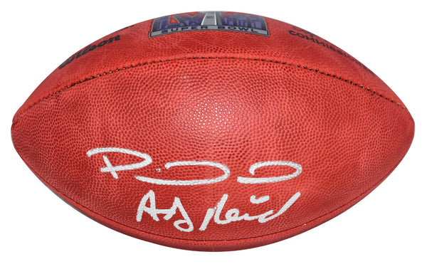 PATRICK MAHOMES & ANDY REID SIGNED KANSAS CITY CHIEFS SUPER BOWL LVIII FOOTBALL