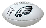 Jason Kelce Signed Philadelphia Eagles Logo Football PSA ITP Hologram