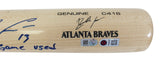 Braves Ronald Acuna Jr. "2023 Game Used" Authentic Signed Game Used Bat MLB Holo