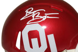 Brian Bosworth Autographed Oklahoma Sooners Spd Mini Helmet Beckett 40066