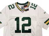 PACKERS AARON RODGERS AUTOGRAPHED WHITE NIKE TWILL JERSEY L FANATICS 209356